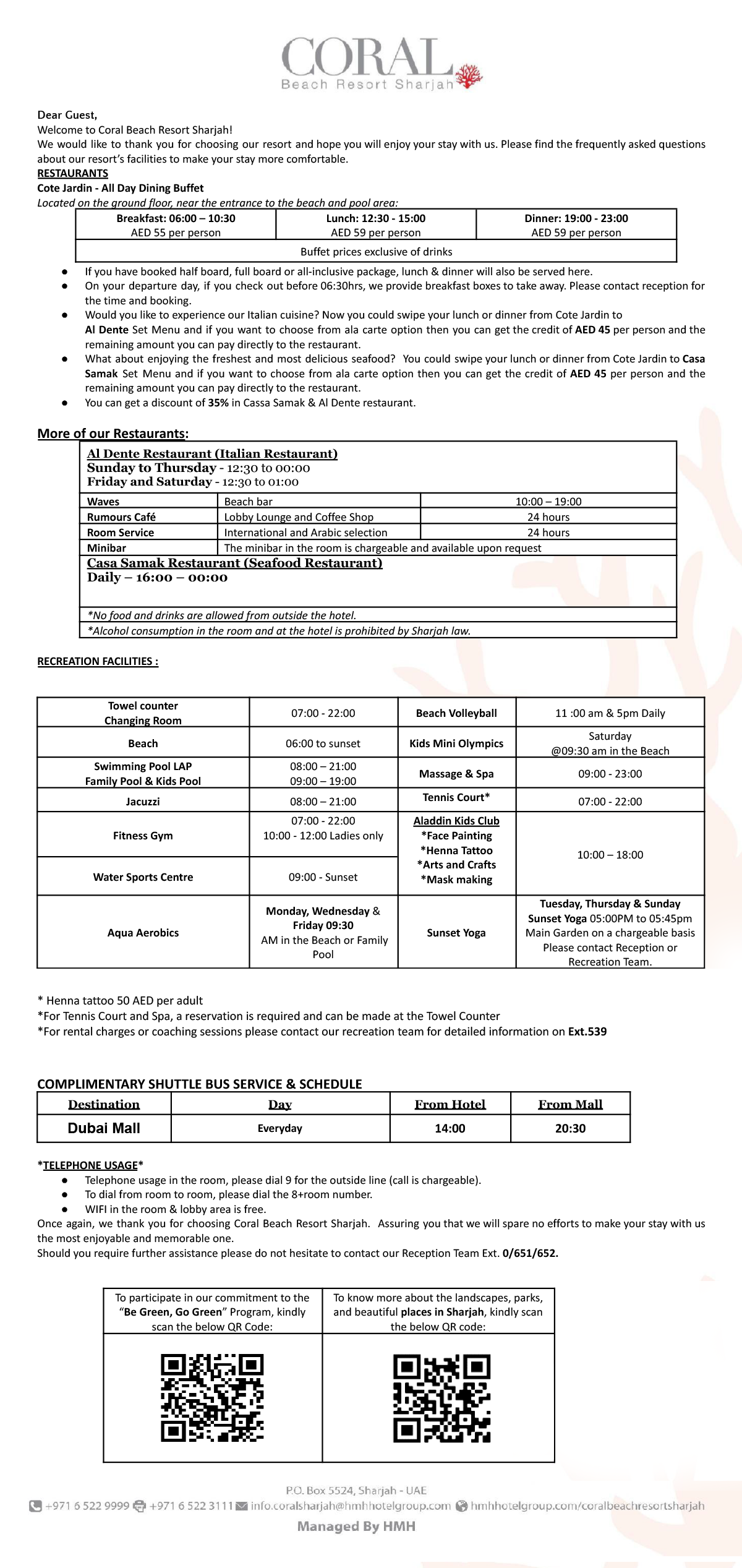 Welcome Letter
